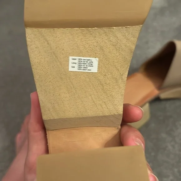 NWOT Rachel Comey Jibe Clog-leather platform slides/open toed mules - Picture 7 of 7